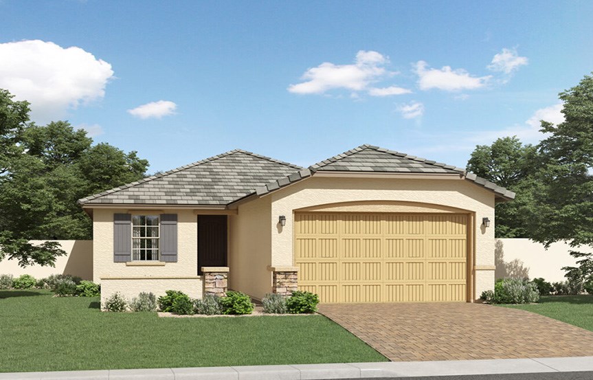 Brisbee Traditional Southwest elevation by Lennar Homes in Alamar community in Avondale, AZ