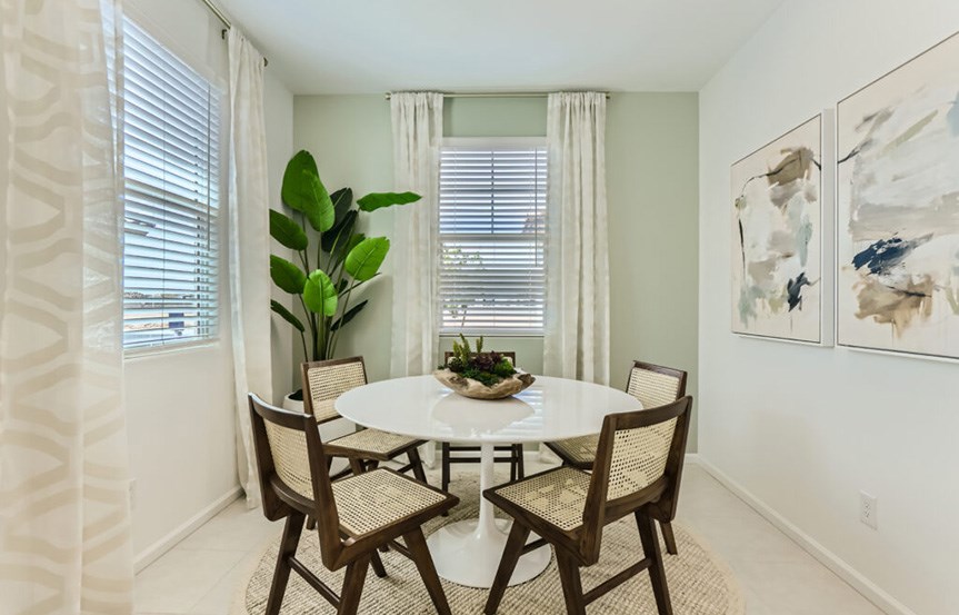 Brisbee model Dining Room by Lennar Homes in Alamar community in Avondale, AZ