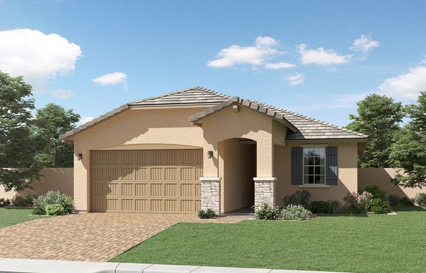 Coronado Traditional Southwest elevation by Lennar Homes in Alamar community in Avondale, AZ