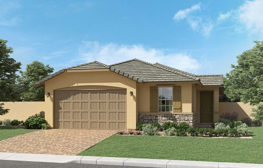 Barbaro Traditional Southwest elevation by Lennar Homes in Alamar community in Avondale, AZ