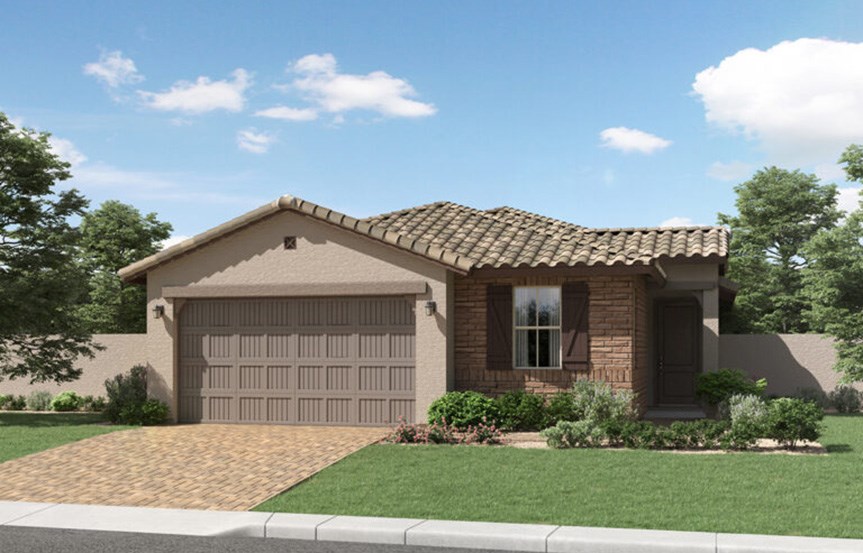 Barbaro Territorial Ranch elevation by Lennar Homes in Alamar community in Avondale, AZ