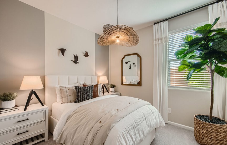Lewis model home Bedroom 4 by Lennar Homes in Alamar community in Avondale, AZ