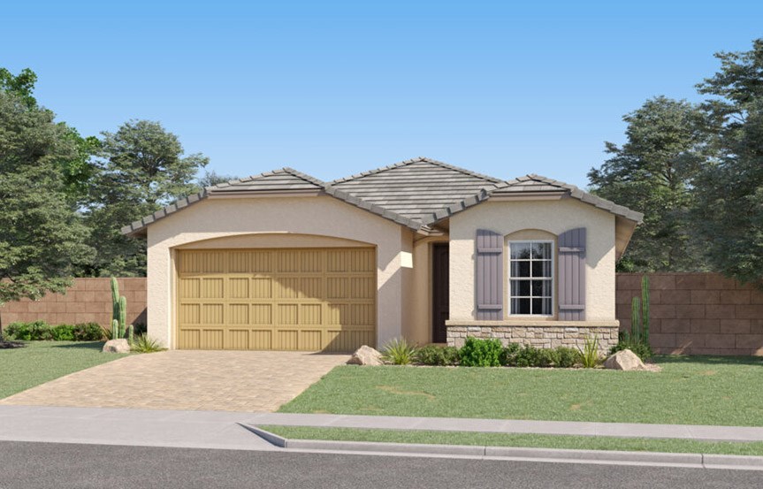 Latitude Traditional Southwest elevation by Lennar Homes in Alamar community in Avondale, AZ