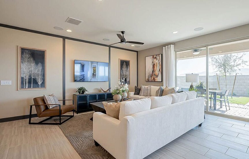 Belice by Brightland Homes at Alamar community in Avondale, AZ Great Room