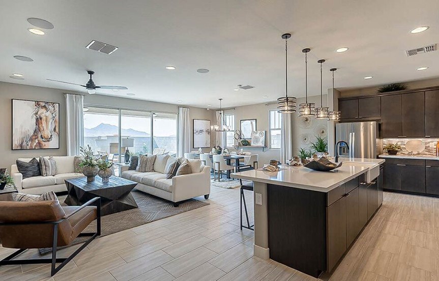 Belice by Brightland Homes at Alamar community in Avondale, AZ Great Room