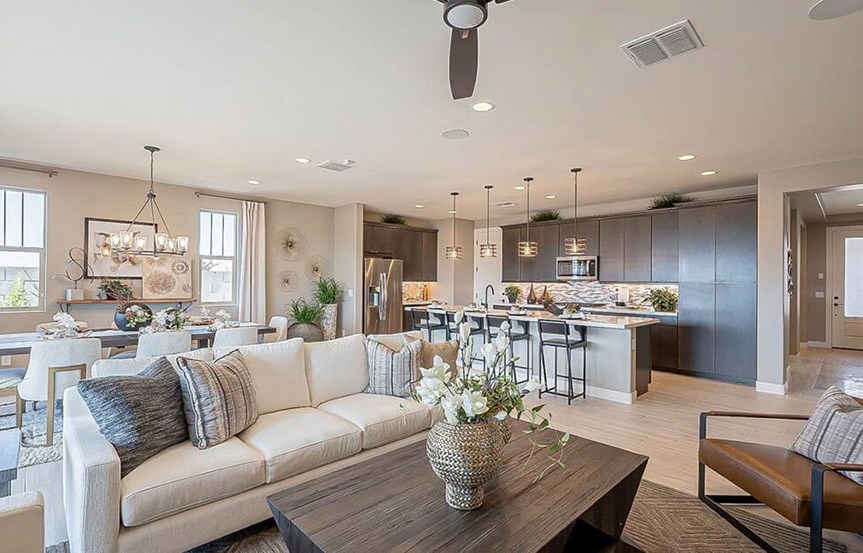 Belice by Brightland Homes at Alamar community in Avondale, AZ Great Room