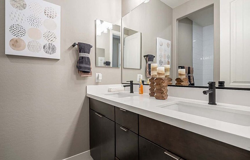 Belice by Brightland Homes at Alamar community in Avondale, AZ bathroom