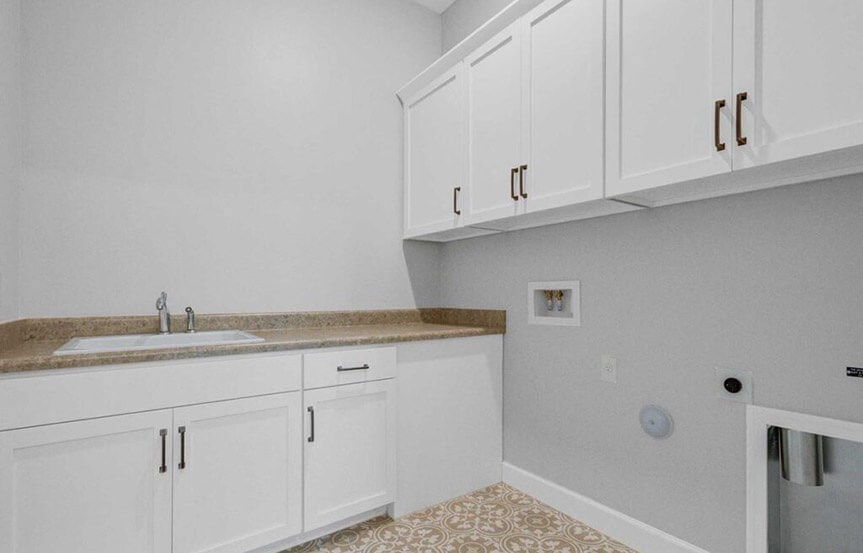 Cedarcrest laundry by David Weekley Homes at Alamar in Avondale, AZ