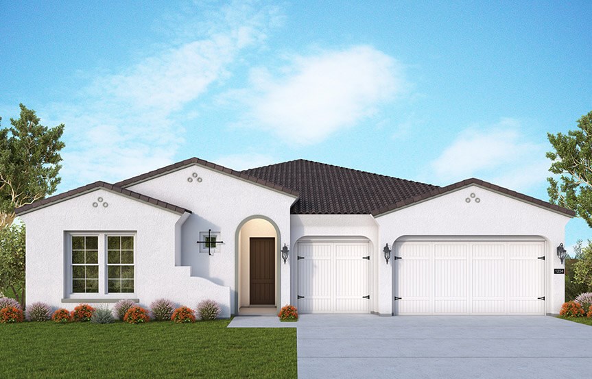 Cedarcrest A elevation by David Weekley Homes at Alamar in Avondale, AZ