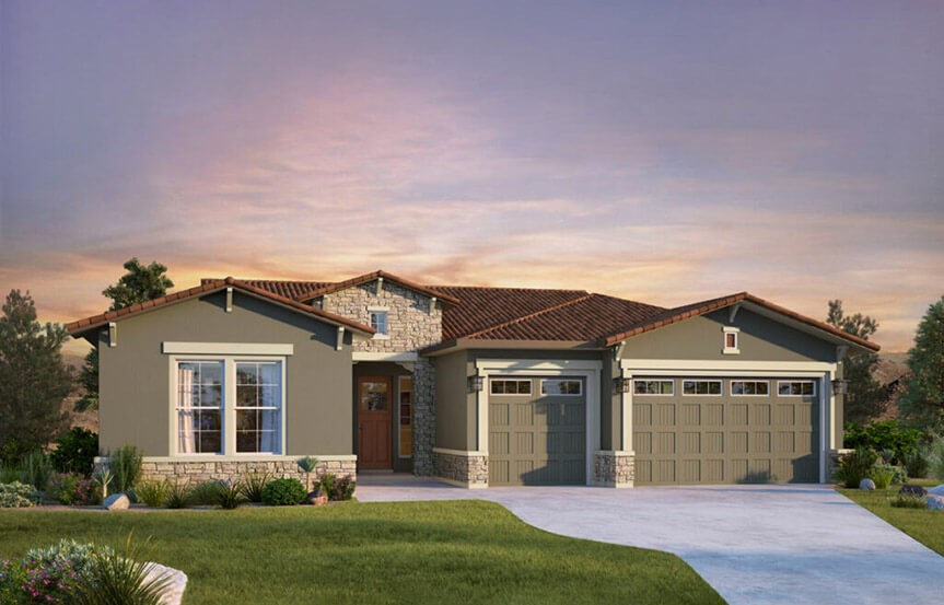 Gardner C elevation by David Weekley at Alamar in Avondale, AZ