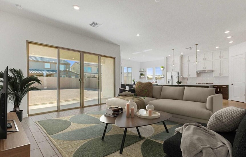 Hutchinson Great Room by David Weekley at Alamar community in Avondale, AZ