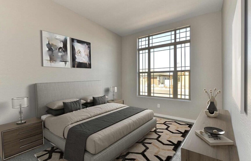 Hutchinson Bedroom by David Weekley at Alamar community in Avondale, AZ