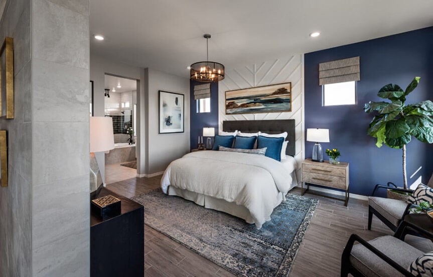 Azalea model Primary Bedroom by David Weekley Homes at Alamar in Avondale, AZ