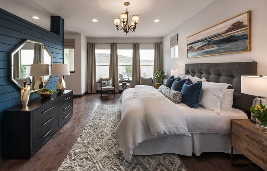 Azalea model Primary Bedroom by David Weekley Homes at Alamar in Avondale, AZ