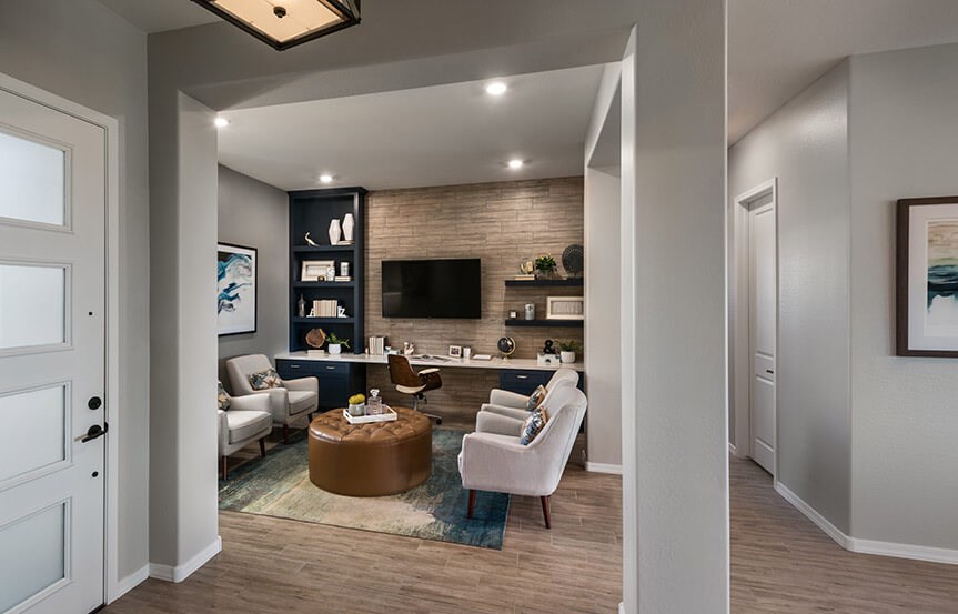Azalea model Office at Foyer by David Weekley Homes at Alamar in Avondale, AZ