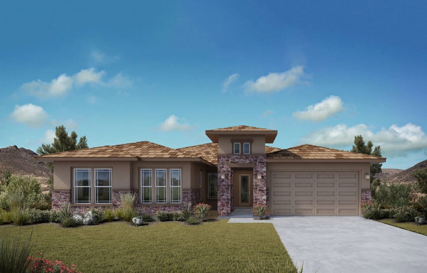 Azalea D elevation by David Weekley Homes at Alamar in Avondale, AZ