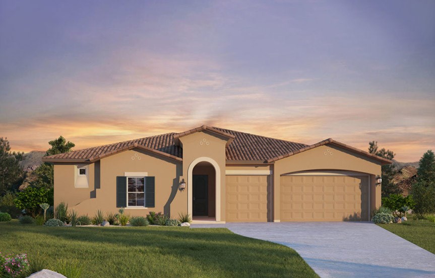 Saddleback A elevation by David Weekley at Alamar in Avondale, AZ