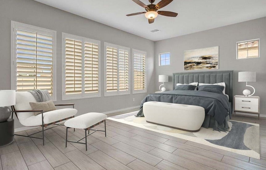 Madrean Primary Bedroom by David Weekley at Alamar in Avondale, AZ