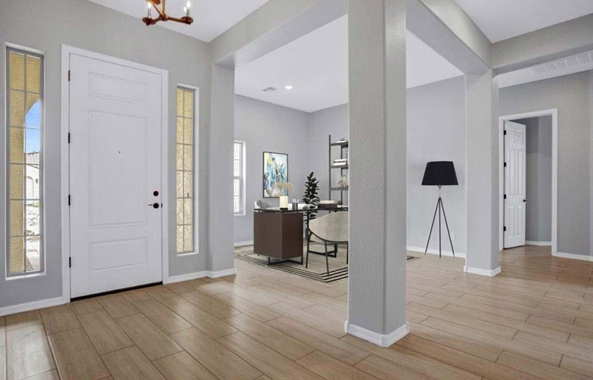 Madrean Foyer and Office by David Weekley at Alamar in Avondale, AZ