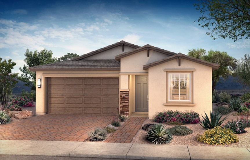 Plan 3501 C elevation by Shea Homes at Alamar in Avondale, AZ