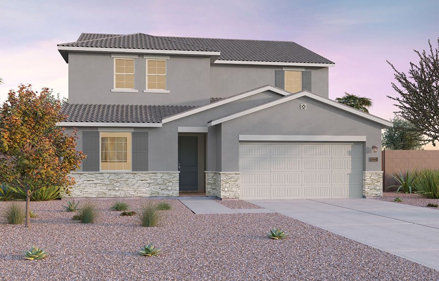 Heritage C elevation by Brookfield Residential at Alamar in Avondale, AZ