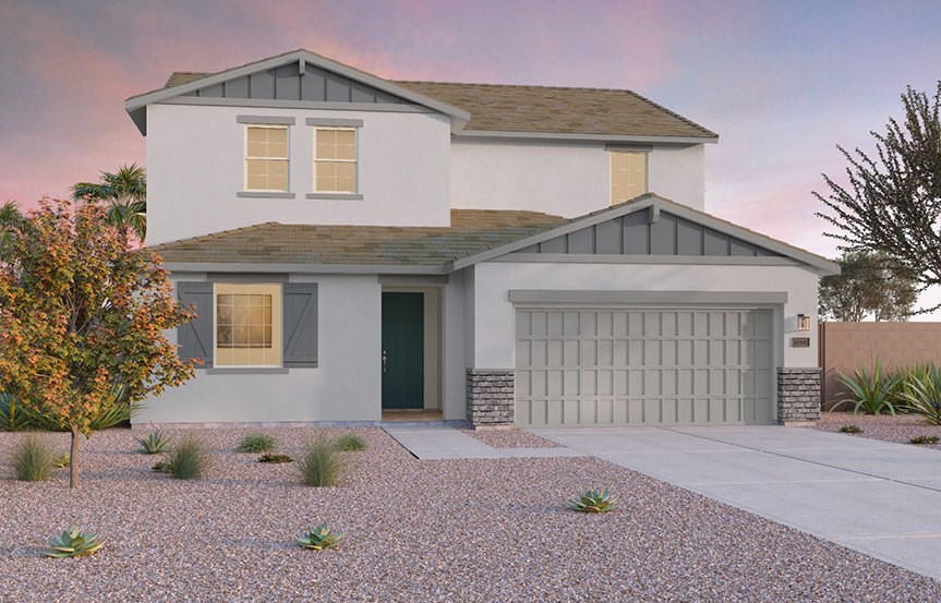 Heritage B elevation by Brookfield Residential at Alamar in Avondale, AZ