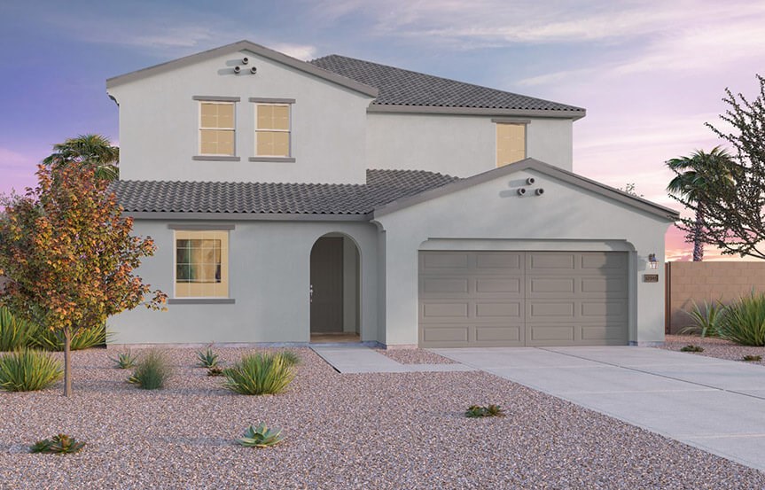 Heritage A elevation by Brookfield Residential at Alamar in Avondale, AZ