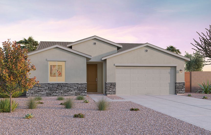 Ridge Lantana C elevation by Brookfield Residential at Alamar in Avondale, AZ