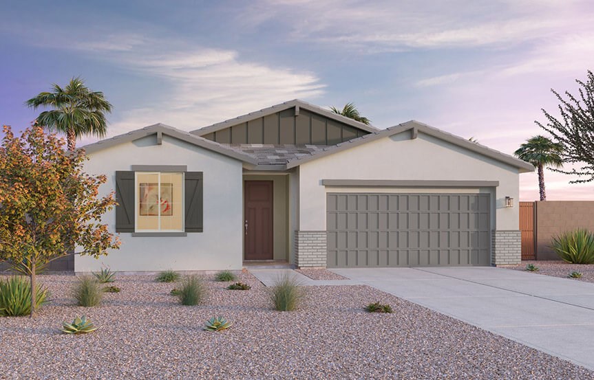 Ridge Lantana B elevation by Brookfield Residential at Alamar in Avondale, AZ