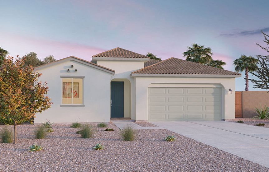 Ridge Lantana A elevation by Brookfield Residential at Alamar in Avondale, AZ