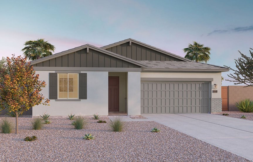 Ridge Laredo B elevation by Brookfield Residential at Alamar in Avondale, AZ