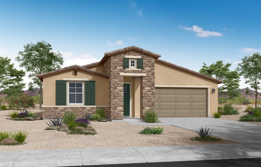 Pinetop Hacienda elevation by William Ryan Homes at Alamar in Avondale, AZ