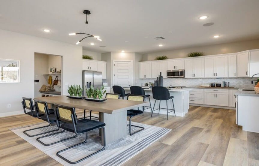 Camelback by William Ryan Homes at Alamar in Avondale, AZ model Dining and Kitchen