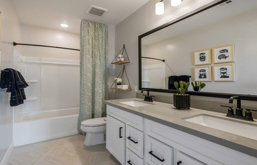 Camelback by William Ryan Homes at Alamar in Avondale, AZ model bathroom