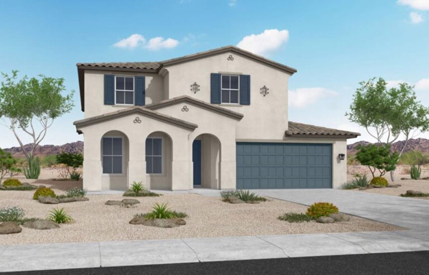 Patagonia Spanish elevation by William Ryan Homes at Alamar in Avondale, AZ